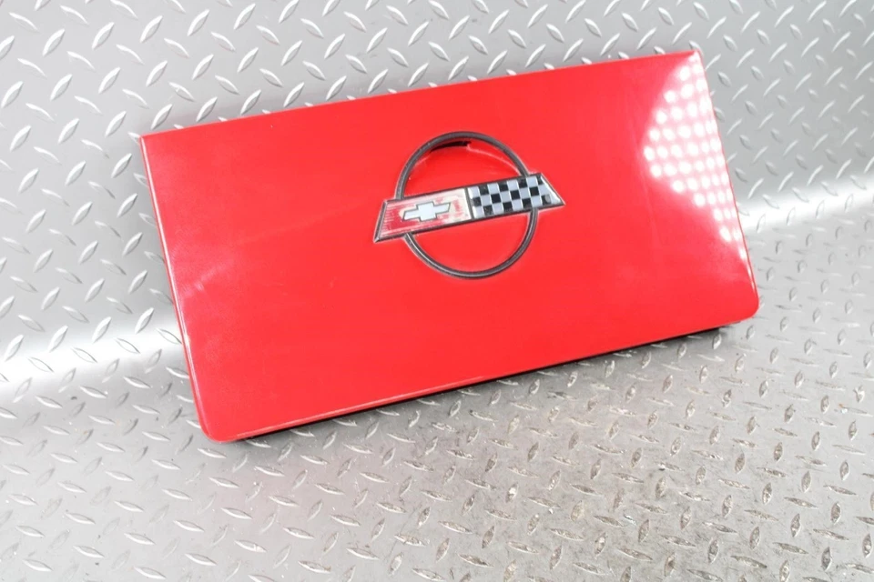 88-96 Corvette C4 Red Painted Gasoline Gas Fuel Filler Door Hatch Lid OEM OE WTY Foto 3 de 4