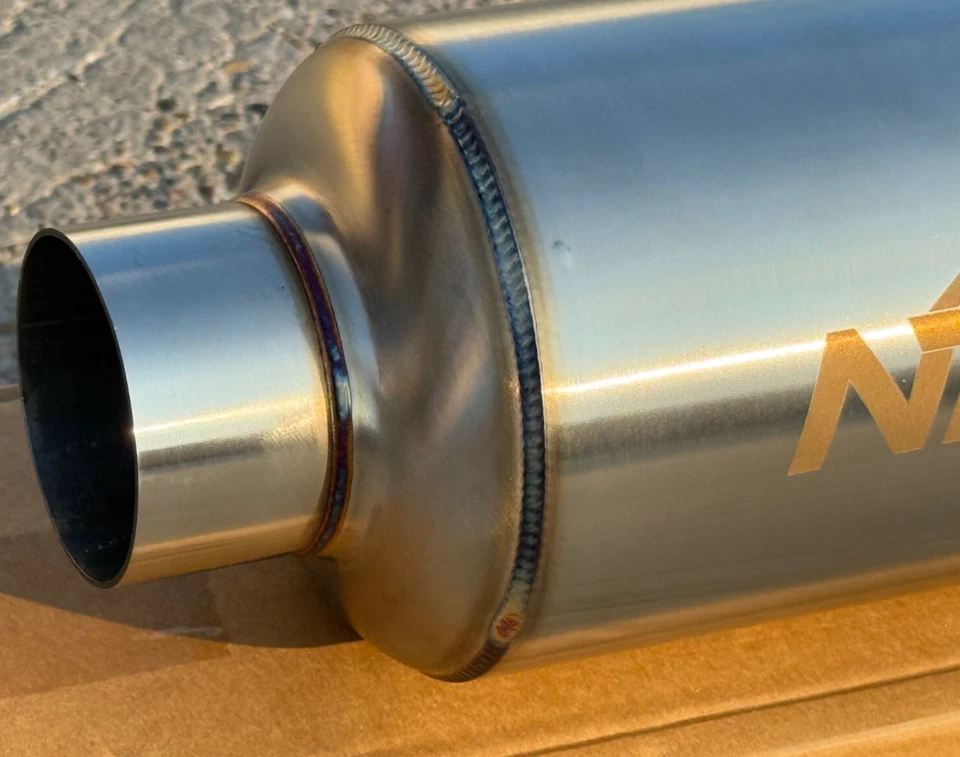 NETAMI NTR 2.50" PRO SERIES MUFFLER 100% AUTHENTIC - Image 4 of 4