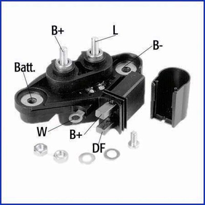 ALTERNATOR REGULATOR HITACHI 130697 P FOR RENAULT MEGANE I,LAGUNA I,SAFRANE I - Picture 2 of 5