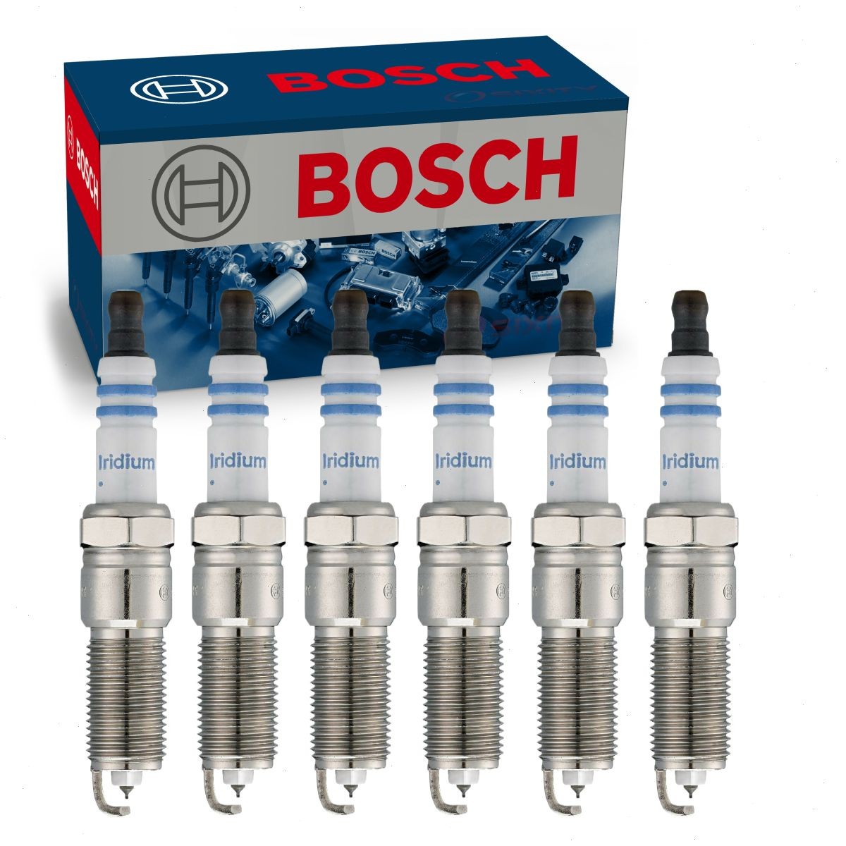 6 pc Bosch Double Iridium Spark Plugs for 2001-2010 Chrysler Town  Country di