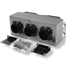 High Output Truck Cab Heater 30,000 BTU Heater 12 Volt Ag Bus Vans Boat Dual Fan