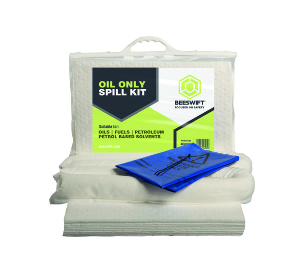 Beeswift Oil Only Spill Kit 20L White Size 20L