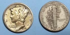 FLASH ONE CENT SALE!!! 1935-D SILVER MERCURY DIME #112-16