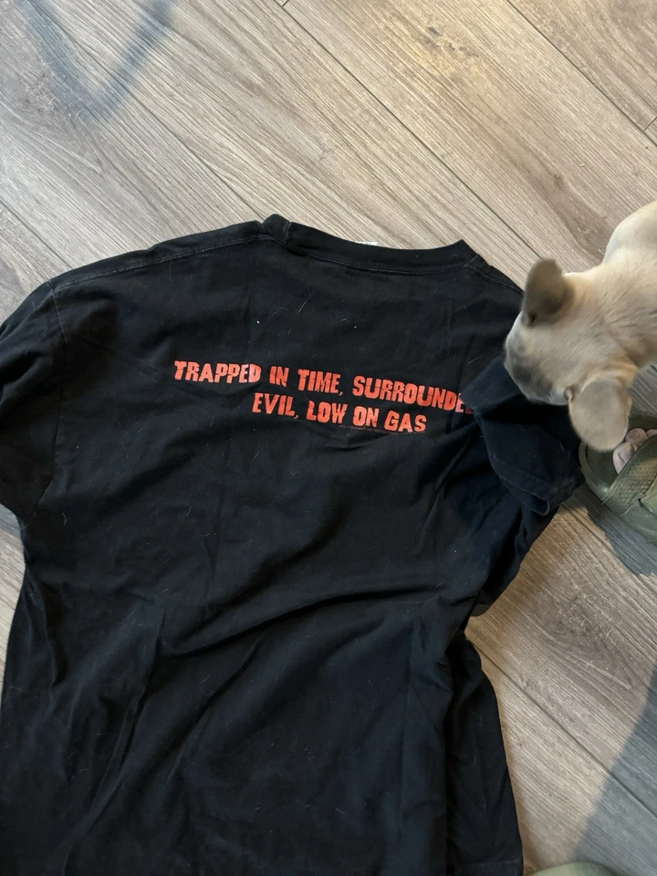 Винтаж 1993 Зловещие мертвецы, Армия Тьмы, Ужасы. единорог размер XXL 26/30 - Изображение 4 из 4