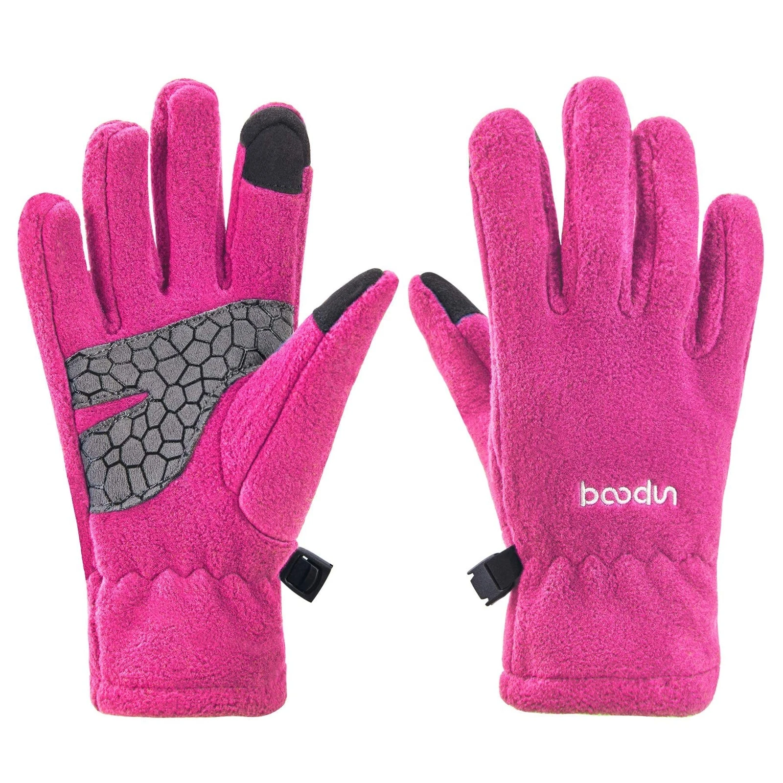 Thermal Gloves Polar Fleece for Boys Girls Touch Screen Lightweight Winter An...