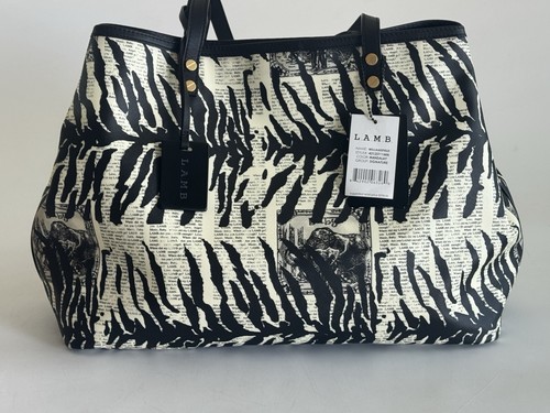 L.A.M.B. Williamsfield Beuteltasche Amaryah Zebramuster Neu mit Etikett mit Staubbeutel 378 $ unverbindliche Preisempfehlung des Herstellers - Bild 2 von 15