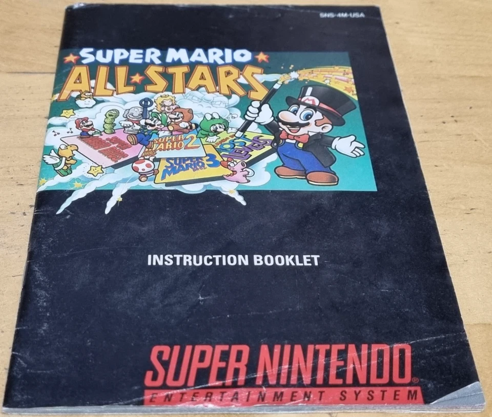 Super Mario All Stars For Super Nintendo SNES Complete NTSC American Version - Image 2 of 4