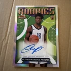 2023-24 Topps Finest Basketball Oliver-Maxence Prosper Rookie RC Refractor Auto