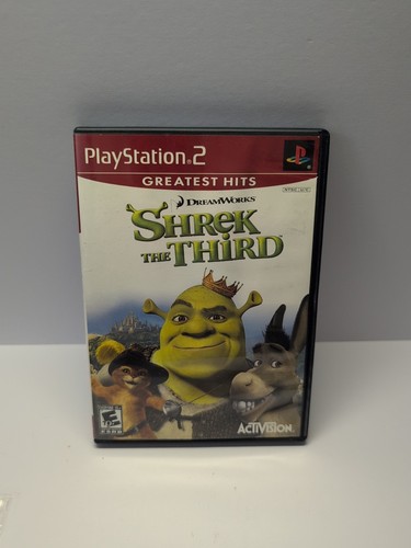 Shrek the Third - Greatest Hits (Sony PlayStation 2 PS2) CIB NICE DISC FAST RARE - Picture 2 of 12