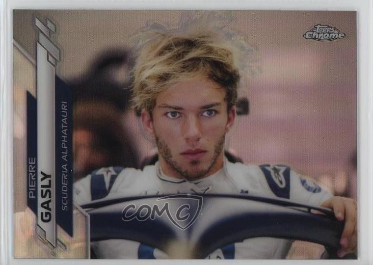 2020 Topps Chrome Formula 1 F1 Racers Refractor Pierre Gasly #184 0s5s