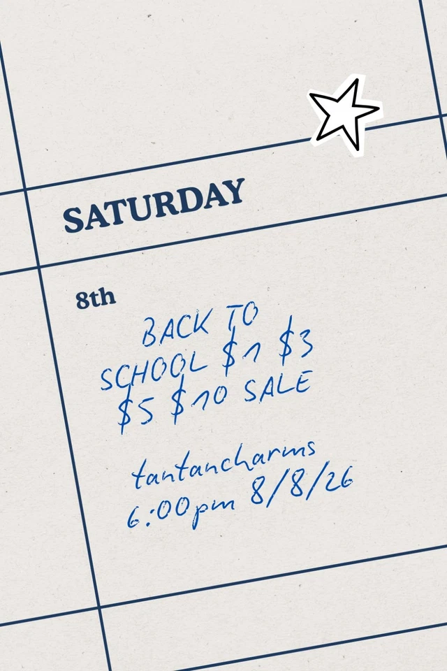 Back to School Clearance Sale