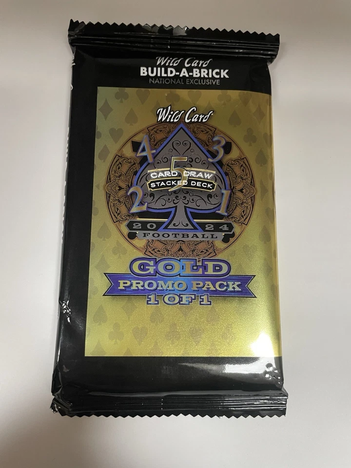 2024 Wild Card Draw Encased One Touch Gold Pack Sealed Football #d 1/1 NSCC SSP