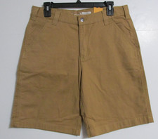 Men's Carhartt Rugged Flex Relaxed Fit Canvas Shorts 32" X 10" BS2514-M