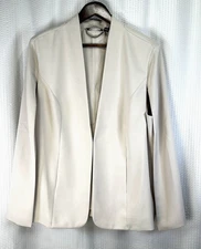 H by Halston Ivory Cape Blazer Women’s Size 16