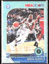 2019-20 Hoops Premium Stock #252 Marial Shayok Prizms Silver Mojo