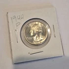1944 P Washington Silver Quarter. Very Sharp And Reflective Gem Brilliant Unc