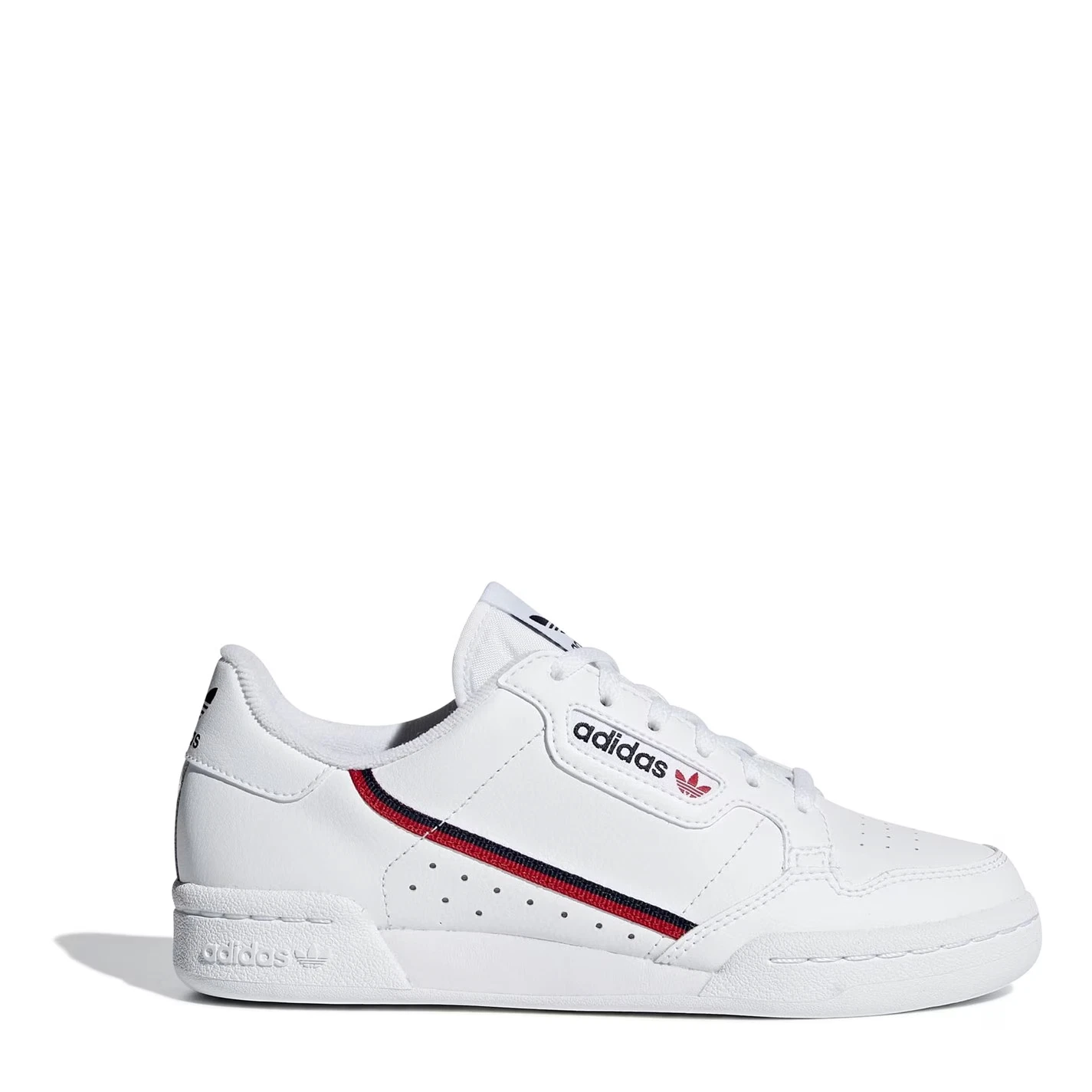 adidas Originals Continental 80 - UK 3 - White/Red/Navy F97787