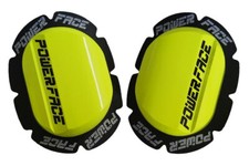Knieschleifer Holz neon-gelb  Motorrad Racing...