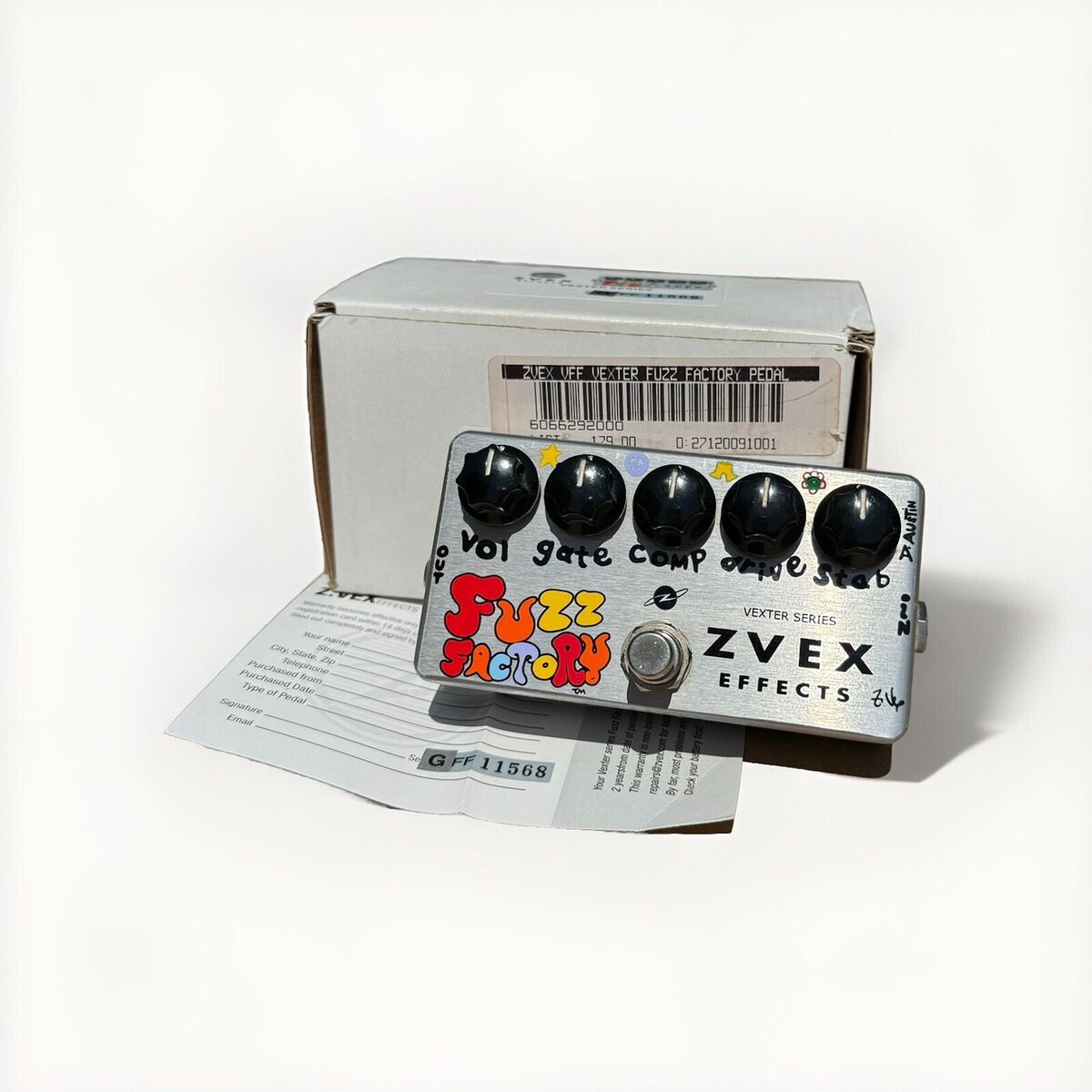 Zvex Fuzz Factory Vexter Series With Original Box Guitar Zvex Fuzz Factory Vexter Series With Original Box Guitar