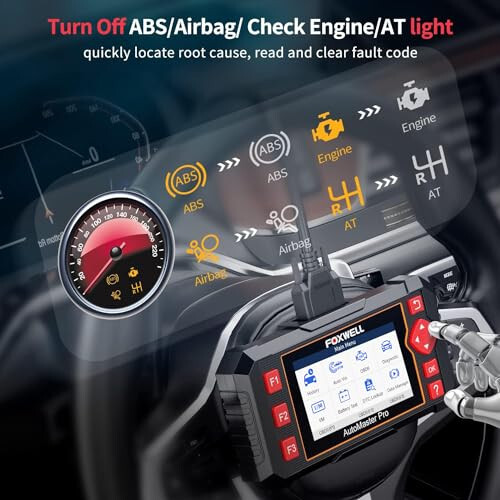 FOXWELL Car Scanner NT604 Elite OBD2 Scanner ABS SRS Transmission, Check Engine - Picture 4 of 9