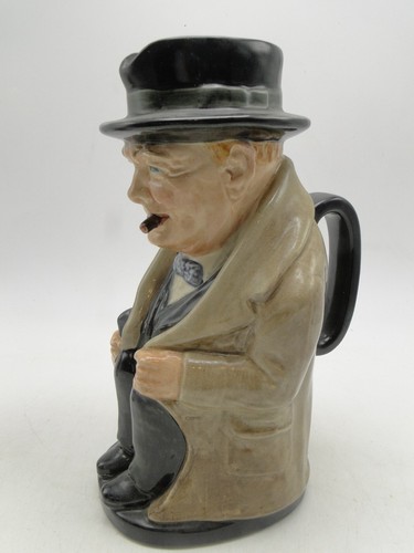 1940 Royal Doulton Toby Krug Winston Churchill Premierminister #8360 9 Zoll