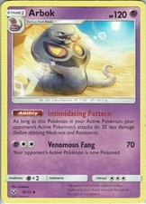 Pokemon Card Shining Legends No. 37/73 Arbok English