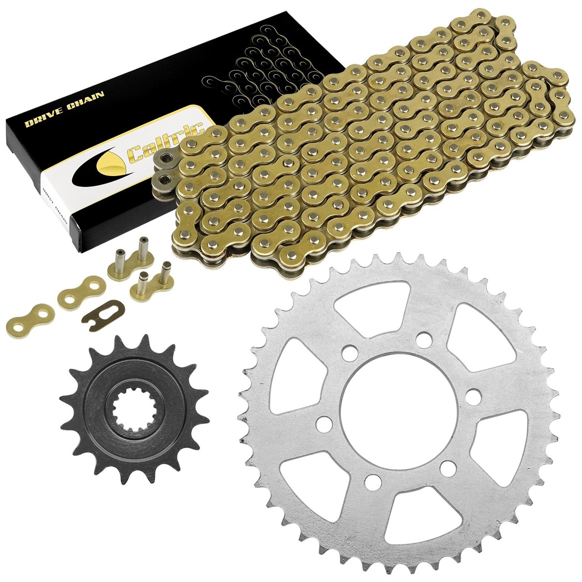 ★☆★ yucc★☆★ Drive Chain & Sprockets for Kawasaki ZX-6R Ninja ZX600 ZX636