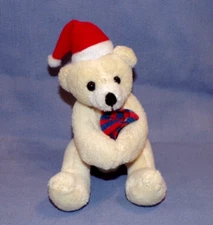 Miniature Jointed Magnetic Hands Plush Stuffed Animal Teddy Bear 7.5" Christmas