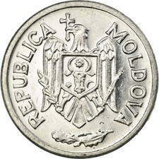 [#721864] Coin, Moldova, 5 Bani, 2006, EF(40-45), Aluminum, KM:2