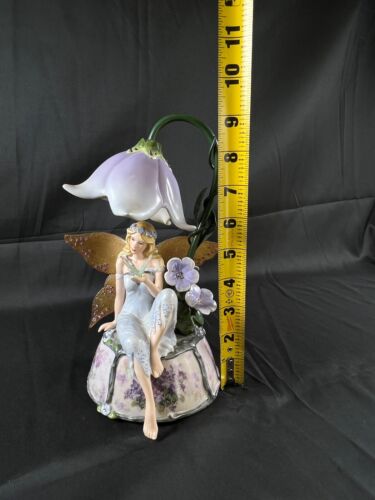LE LENA LIU ZAUBERHAFTE VIOLETTE FEE FIGUR SPIELUHR BELEUCHTET ARDLEIGH ELLIOTT - Bild 9 von 9