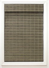 Radiance Cordless Bamboo Roman Shades for Windows - Flatstick Blinds 39" x 64"