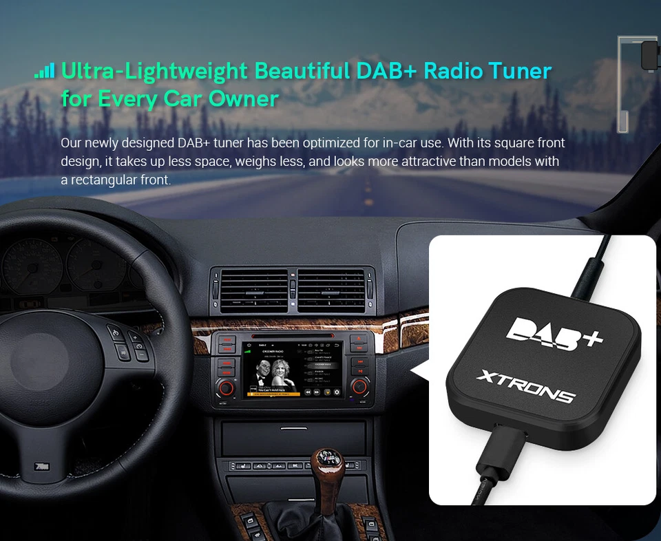 DAB/DAB+ Dongle für den Einsatz im Auto Hi-Fi-Radio-Tuner-Antenne Android - Bild 2 von 4
