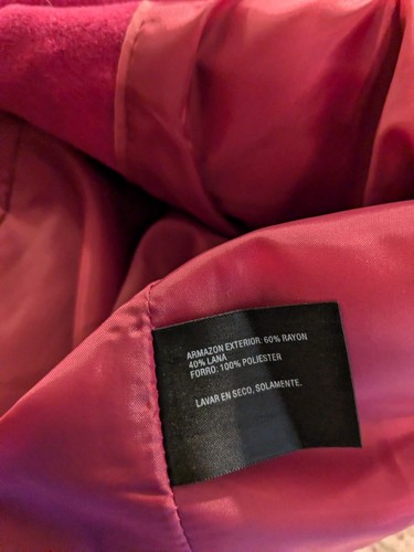 Jacket Blazer Sz XLT East 5th Women's Warm 2 Button Barbie Pink Pockets Work NEW - Picture 6 of 9