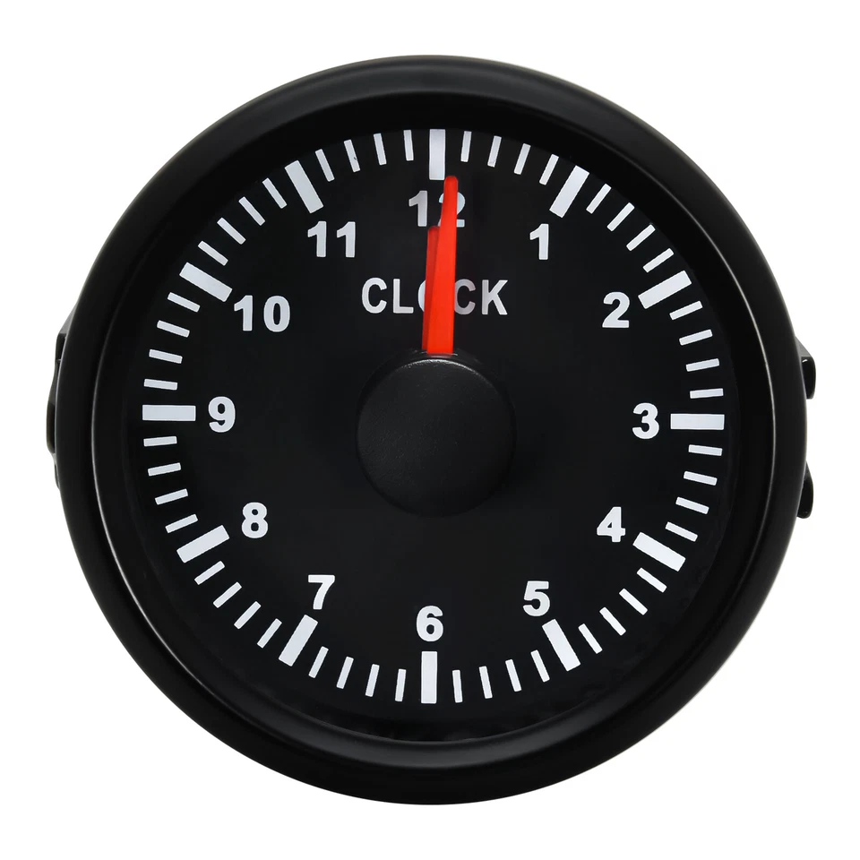 52mm Waterproof Clock Gauge With Red LED Backlight for Marine Boat Car Truck - Image 3 of 4