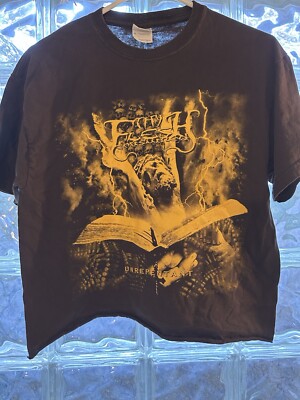 Thy Flesh Consumed T-shirt Crop Top Sz M Death Metal Suffocation Deicide Azarath
