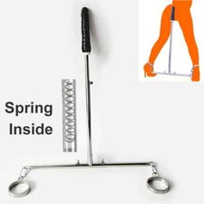 Stainless Steel Adjustable Spreader Bar Tortue Leg Devices Fix Ankle Cuffs Plugs