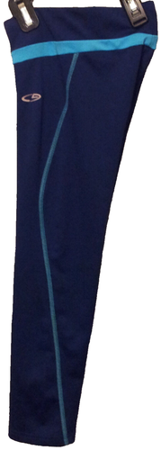 C9 By Champion Blue Teal Trim Athletic Pants Girls Size S(6-6X) Active Wear NWOT - Picture 5 of 9