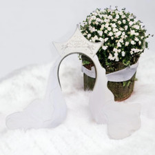 Diadema de boda Loungefly Disney Cenicienta feliz para siempre con velo