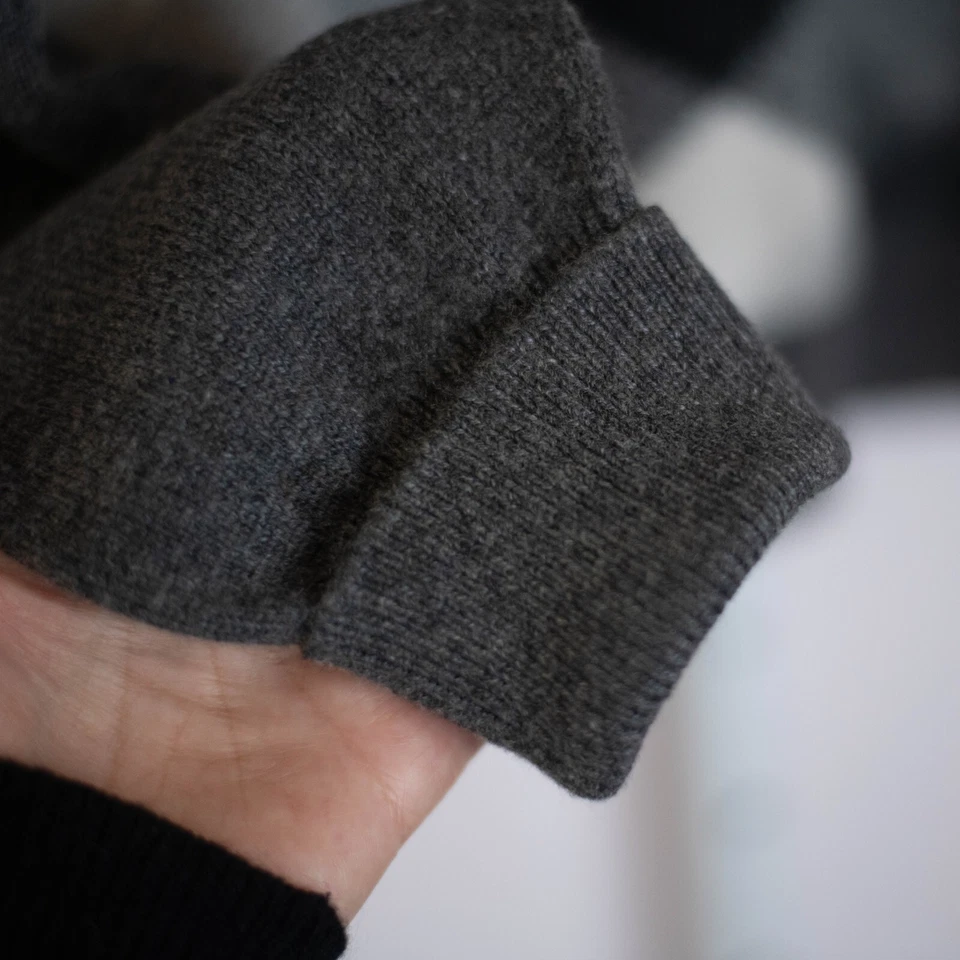 Suéter Ballantyne Escocés Pura Cachemira para Hombres 46/L Gris Argyle Hecho en Escocia Foto 3 de 4