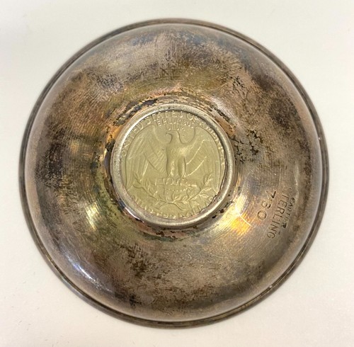 Vintage 760 Sterling Silber 1967 Washington Viertel Münzschale Schale - Bild 5 von 9