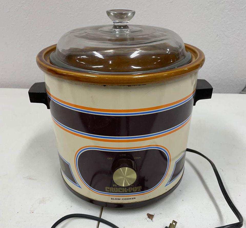 Retro Vintage Rival Crock-Pot Slow Cooker 3.5 Quart Model 3100/2