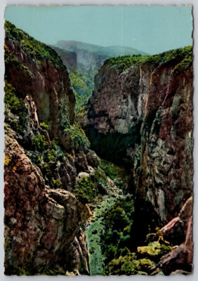 Les Gorges du Verdon Alpes de Haute Provence France River Canyon Postcard