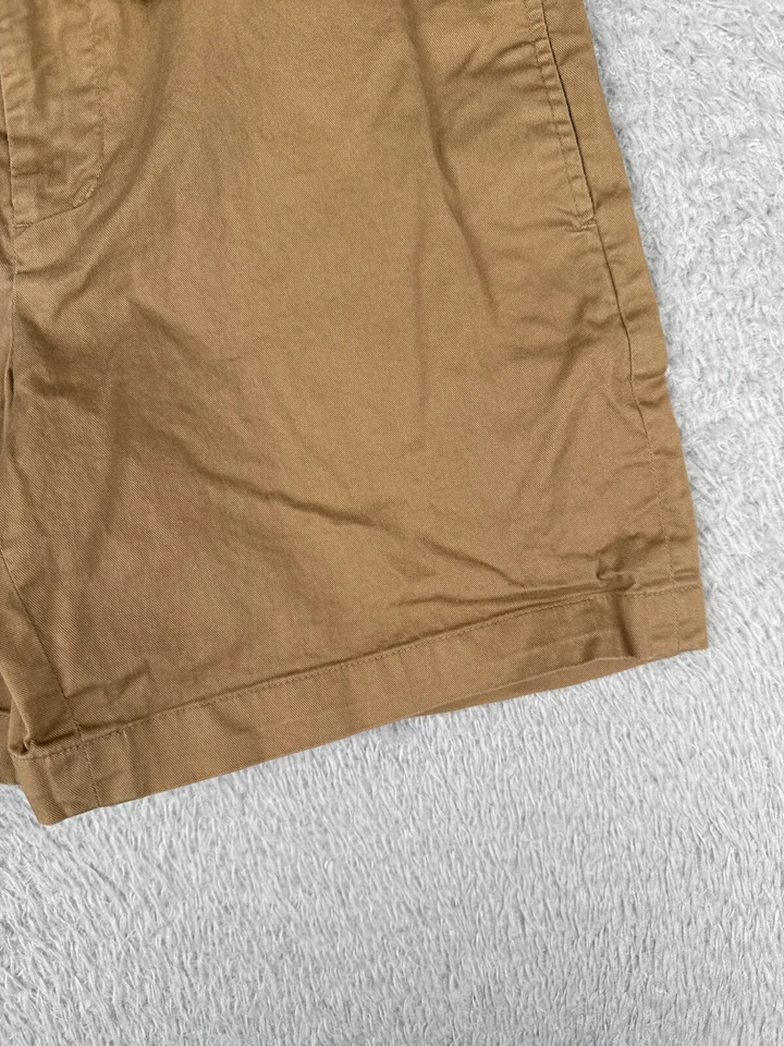 Pantalones Cortos DE COLECCIÓN Lauren Ralph Lauren Mujer 2P Beige Chino LRL Algodón Caminata Campamento Foto 2 de 4