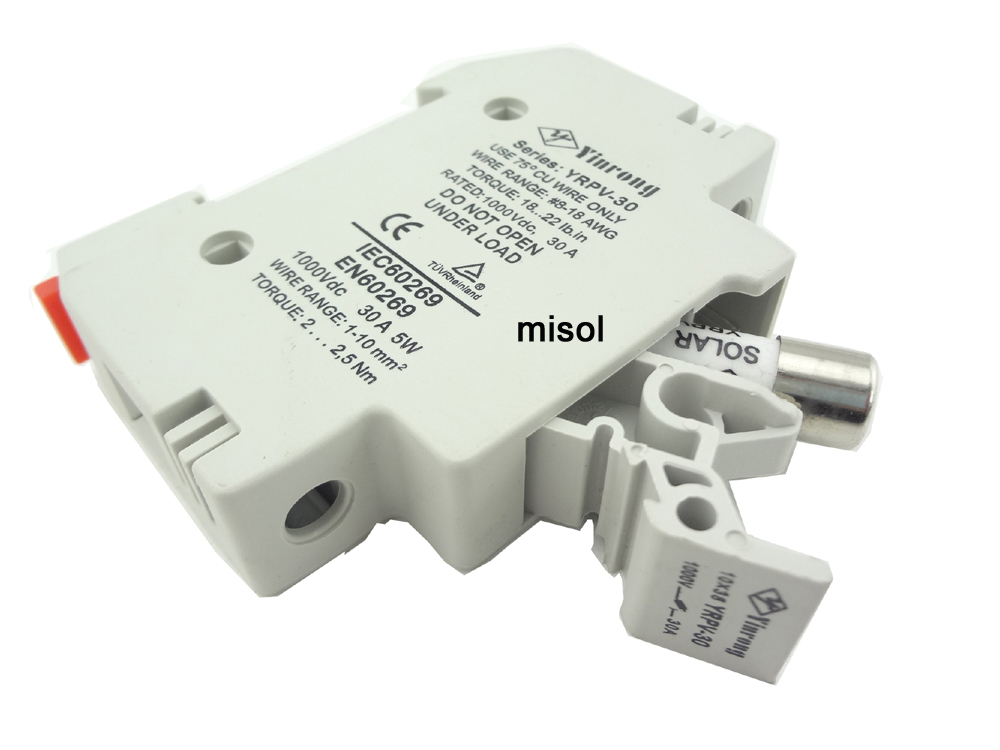 10Pcs PV Solar Fuse 1000V DC 10 * 38mm 1A 3A 5A