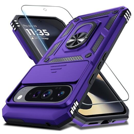 Janmitta Case Compatible with Google Pixel 9 Pro XL for Pixel 9 Pro XL Purple