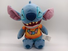 Disney Stitch Plush Hawaiian Lei Shirt Doll 7.5"