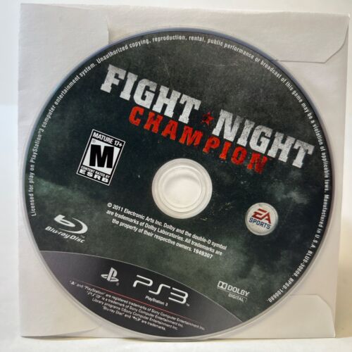 Fight Night Champion PS3 (Sony PlayStation 3, 2011) *Disc Only, Tested!