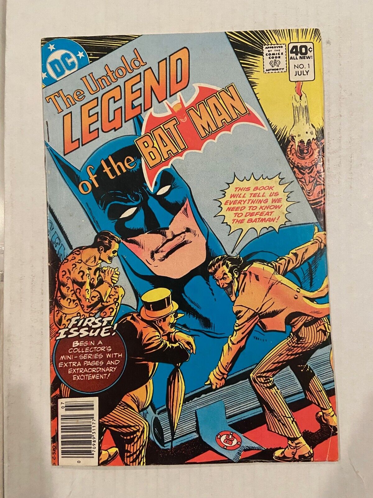 Untold Legend of Batman #1 Comic Book