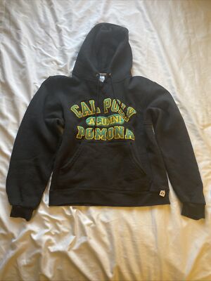 Cal Poly Pomona Alumni Russell Athletic College  Hoodie Small embroidered