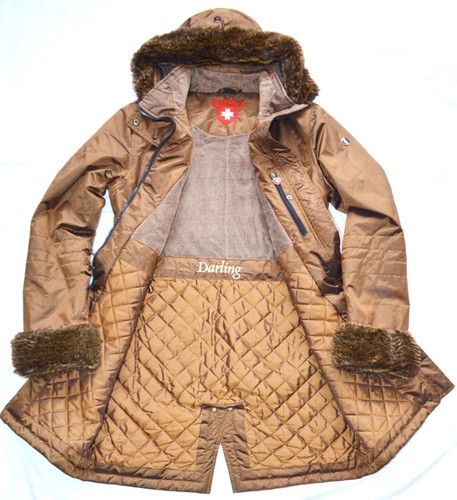 WELLENSTEYN DARLING DAMEN JACKE / PARKA * GR. M * BRONSE * FELL+KAPUZE ABNEHMBAR - 第 1/12 張圖片